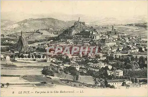 Cartes postales le Puy Vue prise de la Cote Rochearnaud