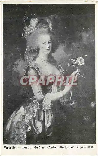 Cartes postales Versailles Portail de Marie Antoinette (par Mme Vigee Lebrun)