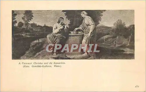 Cartes postales A Carracci Christus (Kais Gemalde Gallerie Wien)