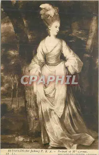 Cartes postales Reynolds (Sir Joshua) P R A Portrait of M Carnac Wallace Collection London