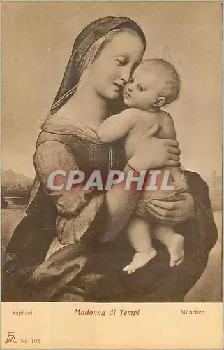 Ansichtskarte AK Munchen Raphael Madonna di Tempi