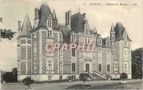 Cartes postales Maigne Chateau de Resteau