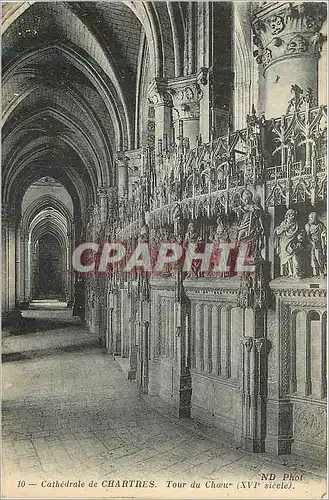 Cartes postales Chartres la Cathedrale Tour du Choeur (XVIe Siecle)