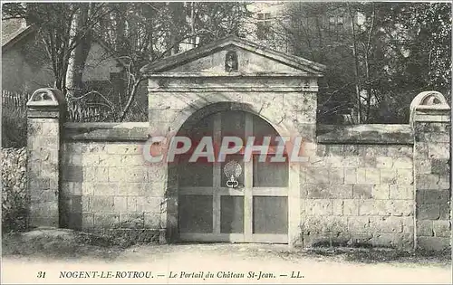 Cartes postales Nogent le Rotrou Le Portail du Chateau St Jean