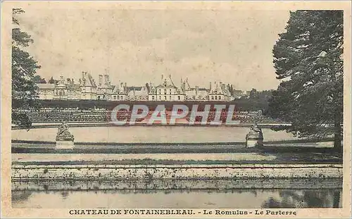 Ansichtskarte AK Chateau de Fontainebleau Le Romulus Le Parterre