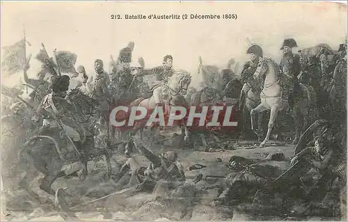 Cartes postales Bataille d'Austerlitz (2 Decembre 1805) Napoleon 1er