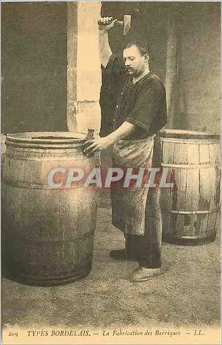 REPRO Types Bordelais La Fabrication des Barriques