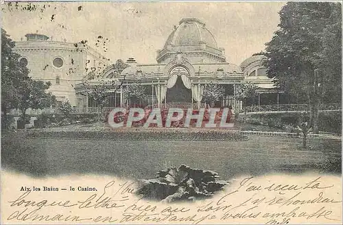 Cartes postales Aix les Bains Le Casino (carte 1900)