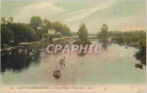 Cartes postales Saint Maur Creteil Vue Prise de la Passerelle