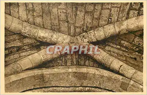 Cartes postales Morienval (Oise) L'Eglise Notre Dame 23 Voute du Deambulatoire Les Premieres Croisees d'Orives A