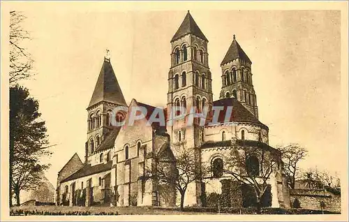 Ansichtskarte AK Morienval (Oise) L'Eglise Notre Dame 7 (Cote Sud) Ancienne Eglise  Abbatiale des Benedictines