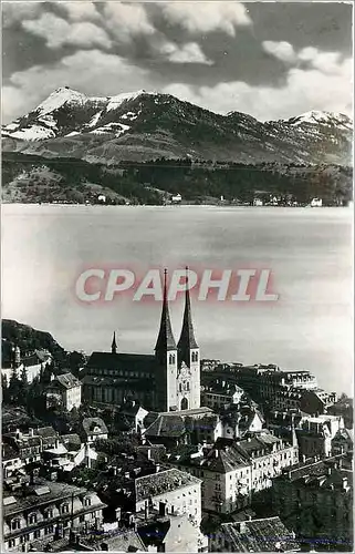Cartes postales moderne Luzern mit Rigi