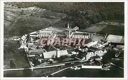 Cartes postales moderne Abbaye N D de la Grande Trappe vue de face 3 k 5 de Soligny la Trappe (Orne)