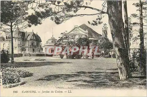 Cartes postales Cabourg Jardins du Casino