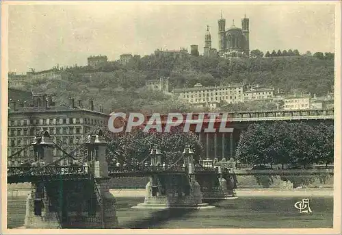 Ansichtskarte AK Lyon le Palais de Justice et Fourvieres