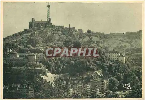 Ansichtskarte AK Lyon Colline de Fouvieres vue de la Croix Rousse