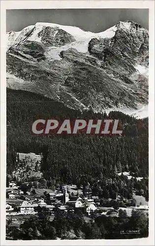 Cartes postales moderne les Contamines Montjoie (Haute Savoie) Alt 1164m le Dome de Miage