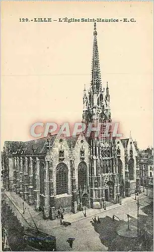 Cartes postales Lille l'Eglise Saint Maurice