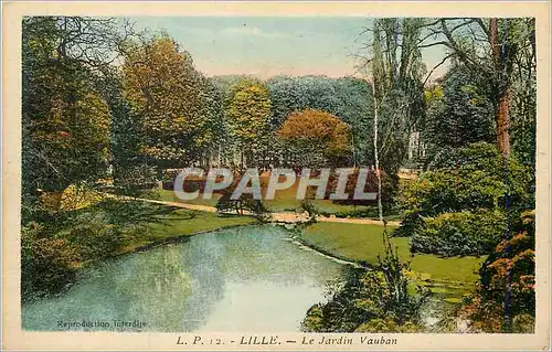 Cartes postales Lille le Jardin Vauban
