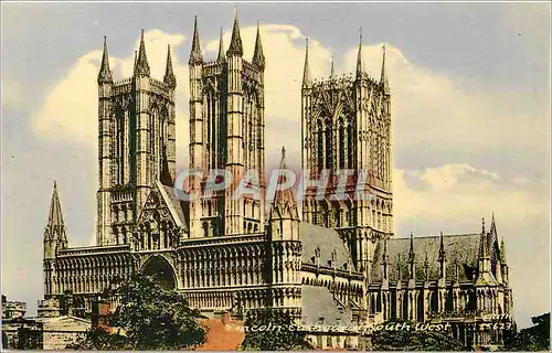Cartes postales Lincoln Cathedral South West