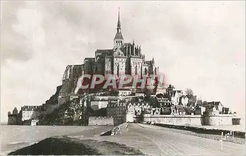 Moderne Karte le Mont Saint Michel (Manche) l'Arrivee par Maree d'Equinoxe