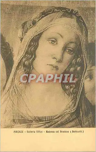 Cartes postales Firenze Galleria Uffizi Madonna col Bambino