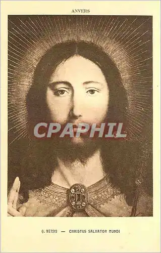 Ansichtskarte AK Anvers Q Metsys Christus Salvator Mundi