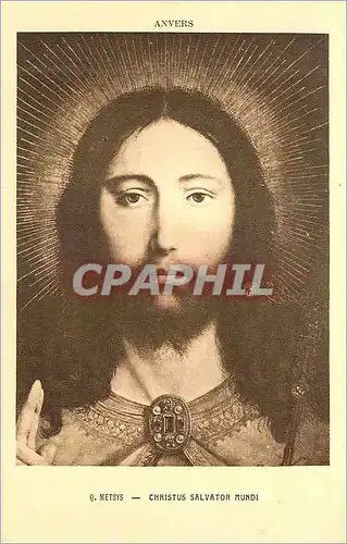 Cartes postales Anvers Q Metsys Christus Salvator Mundi