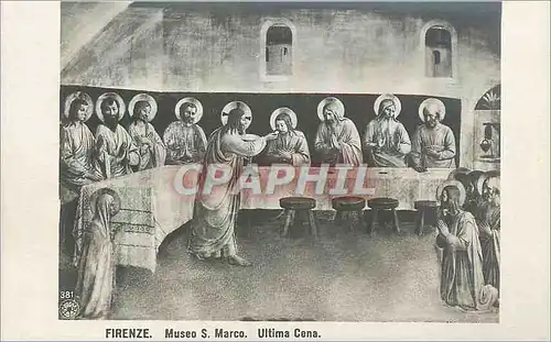 Cartes postales Firenze Museo S Marco Ultima Cena