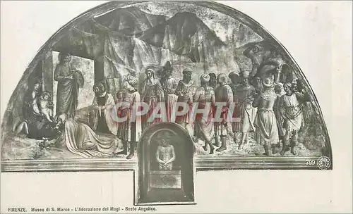 Cartes postales Firenze Museo di S Marco l'Adorazione del Magi