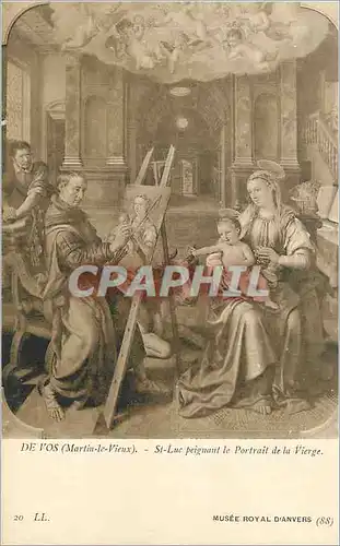 Cartes postales Musee Royal d'Anvers de Vos (Martin le Vieux)