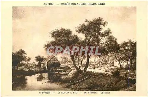Cartes postales Anvers Musee Royal des Beaux Arts le Moulin a Eau