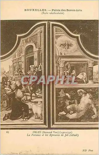 Cartes postales Bruxelles Palais des Beaux Arts (Ecole Neerlandaise)