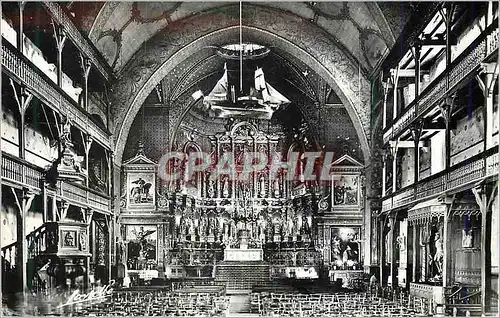 Moderne Karte Saint Jean de Luz Interieur de l'Eglise