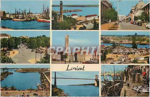 Cartes postales moderne Lorient Port de Peche Entree de la Rade