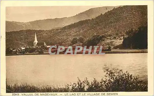 Cartes postales Vallee de Masevaux le Lac ete le Village de Sewen