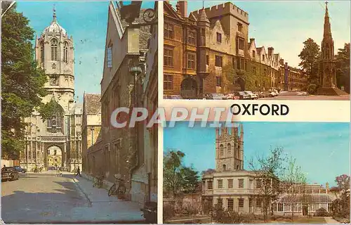 Cartes postales moderne Oxford Balliol College and Martyrs' Memorial Tom Tower Christ Church Botanic Gardens and Magdale