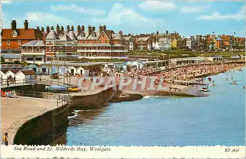 Cartes postales moderne Sea Road and St Mildreds Bay Westgate