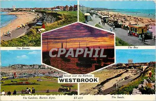 Cartes postales moderne Sunset over the Harbour Westbrook