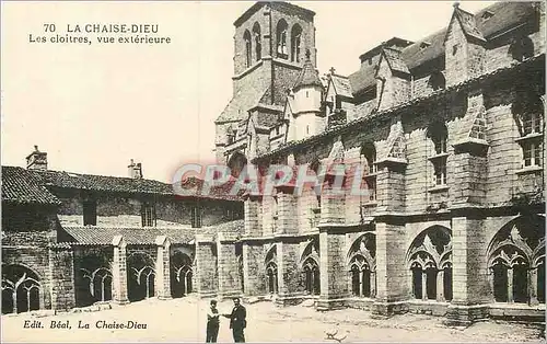 Cartes postales la Chaise Dieu les Cloitres vue Exterieure