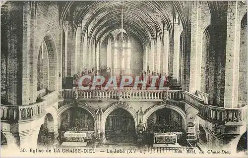 Cartes postales Eglise de la Chaise  Dieu le Jube (XVe s)