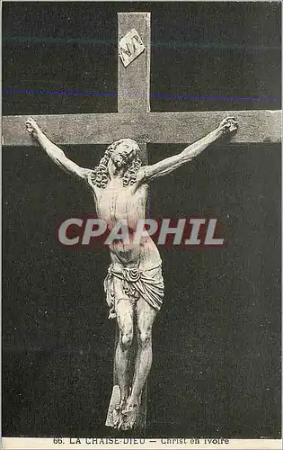 Cartes postales la Chaise Dieu Christ en Ivoire