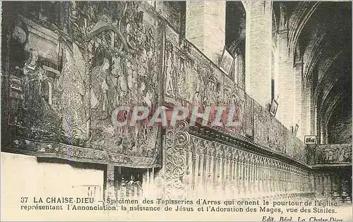 Ansichtskarte AK la Chaise Dieu Specimen des Tapisseries d'Arras