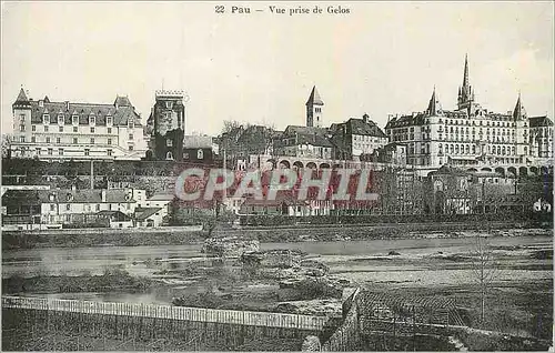 Cartes postales Pau vue prise de Gelos