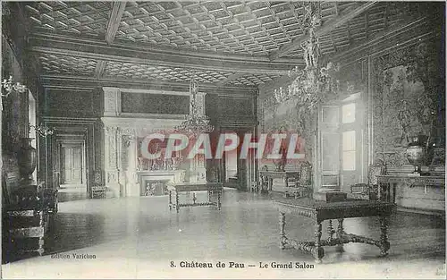Cartes postales Chateau de Pau le Grand Salon