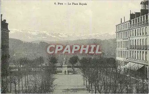 Cartes postales Pau la Place Royale