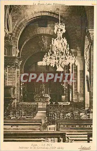 Ansichtskarte AK le Puy Interieur de la Cathedrale (XIIe siecle) la Haute Loire Pittoresque