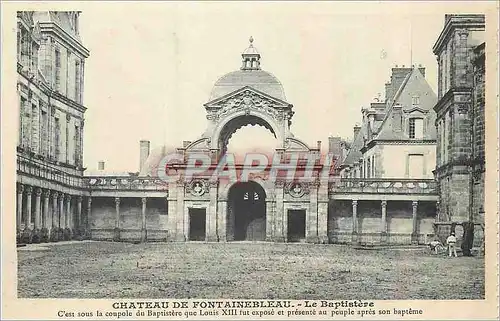 Ansichtskarte AK Chateau de Fontainebleau le baptistere