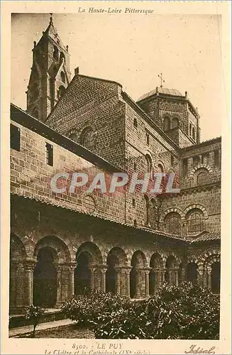 Cartes postales le Puy le Cloitre de la Cathedrale (IXe siecle)la Haute Loire Pittoresque