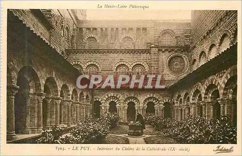 Ansichtskarte AK le Puy Interieur du Cloitre de la Cathedrale (Ixe siecle)la Haute Loire Pittoresque